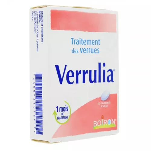 Boiron Verrulia 60 tabs for warts / verruca - Original -  Exp/Date 2026