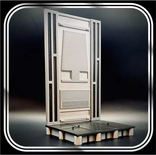 NEW! Star Wars inspired wall and diorama figure stand for 6" line (Wall Design)