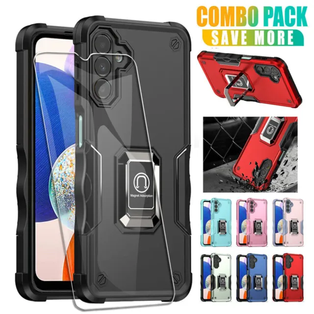 For Samsung Galaxy A55 A15 A25 A35 A05S A14 A34 A54 Ring Case Shockproof Cover