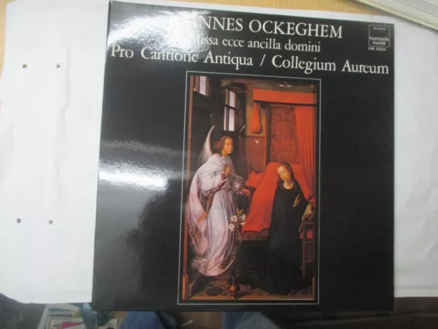 LP 33 T  LP  Ockeghem Missa ecce ancilla domini Pro Cantione Antiqua