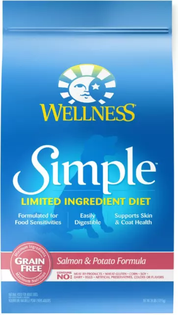 Wellness Simple Limited Ingredient Diet Grain-Free Salmon & Potato Dry Dog Food