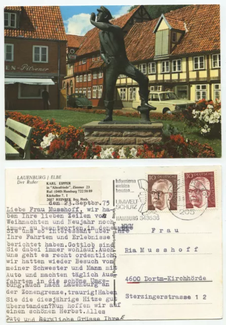 14907 - Lauenburg/Elbe - The Rufer - Postcard Run 23.3.1975