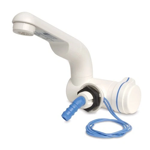Shurflo Electric Water Faucet with Switch - White Electric Water Faucet With