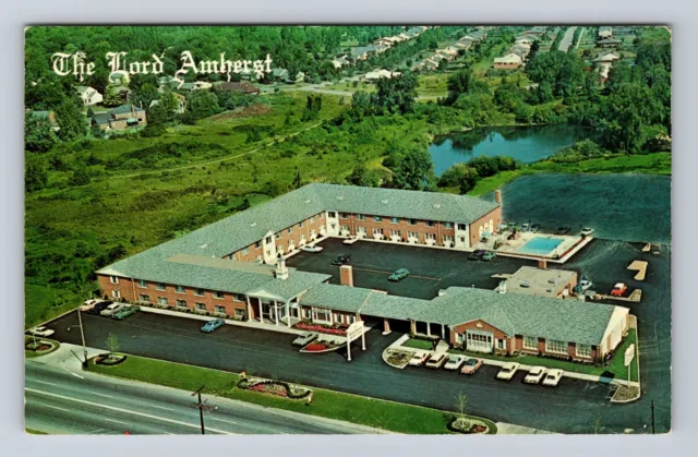 Buffalo NY-New York, The Lord Amherst Motel, Advertising Vintage c1960 Postcard