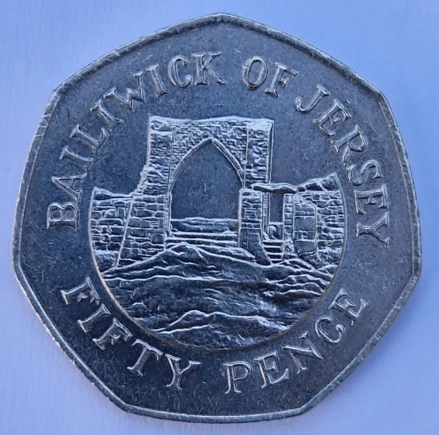 Bailiwick of jersey 50p sales mintage
