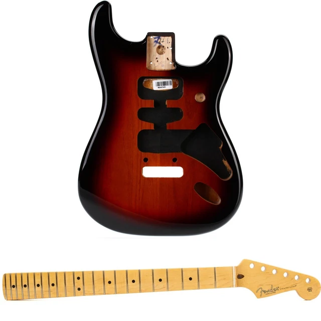 Fender Deluxe Series Stratocaster Body and American Pro II Maple Neck - 3-Color