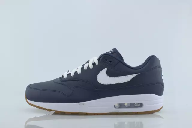 Nike Air Max 1 ID Premium Leather EU 44 US 10 Navy White Gum PATTA ATMOS PRM DS