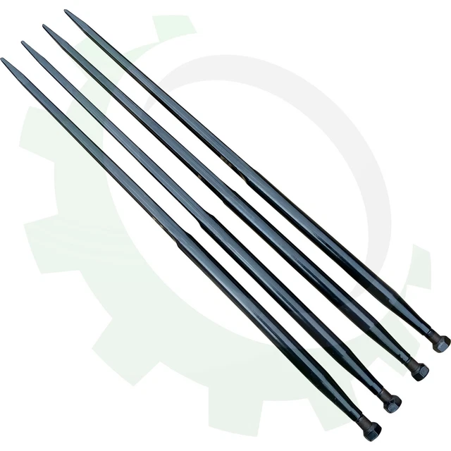 4x Frontladerzinken 1100mm Ballenzinken Zinken für Frontlader 110cm  M 22X1,5