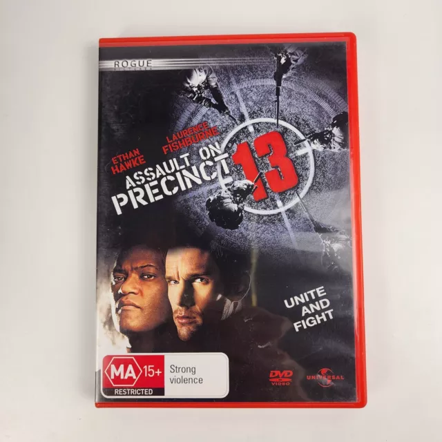Assault On Precinct 13 DVD 2005 Action Ethan Hawke Laurence Fishburne Region 2 4