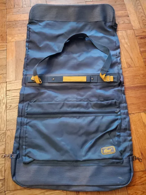 Vintage Verdi Folding Suit Garment Bag Blue 24" x 44" 2