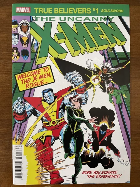 Uncanny X-Men #171 [1983] True Believers Reprint 1st App Soulsword Marvel Comics