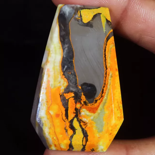 83.00 CT Natural Indonesian Bumble Bee Jasper Cabochon Gemstone 28x44x6 mm SR-24