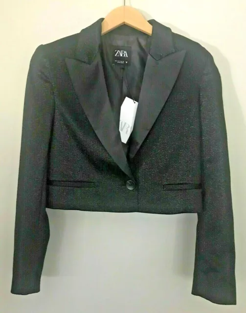 Shimmer deals jacket zara