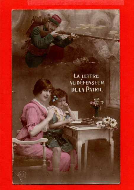 Cpa-Guerre 14/18-Ww1-Militaire-Piou Piou-Bidasse-Patriotique-Poilu- N° 5-14