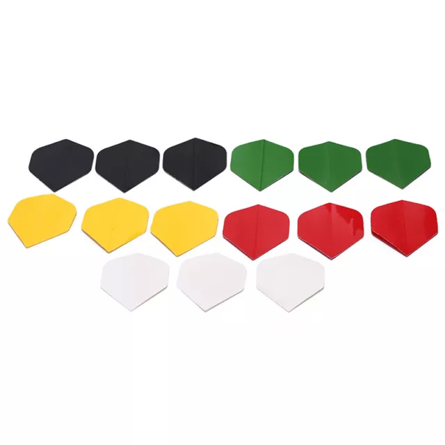 15pcs dart flights nice darts flight mixed color for outdoor darts wing ta GF