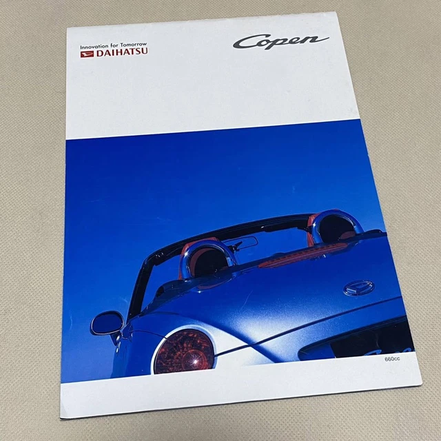 Period Thing Daihatsu First Generation Copen Catalog