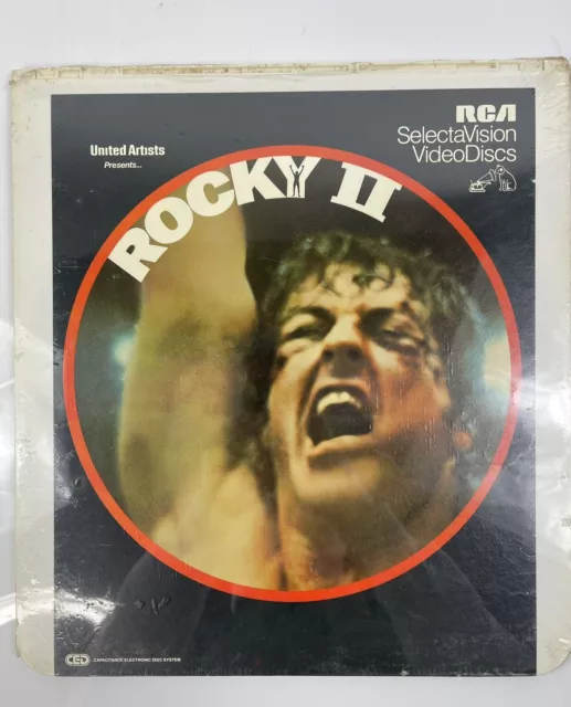 Rocky II 2 Vintage CED Movie Video Disc RCA SelectaVision 1981 New Sealed