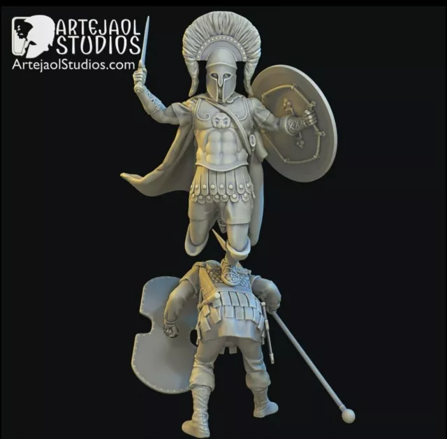 Spartan Soldier Hoplite  1/16th Resin Printed