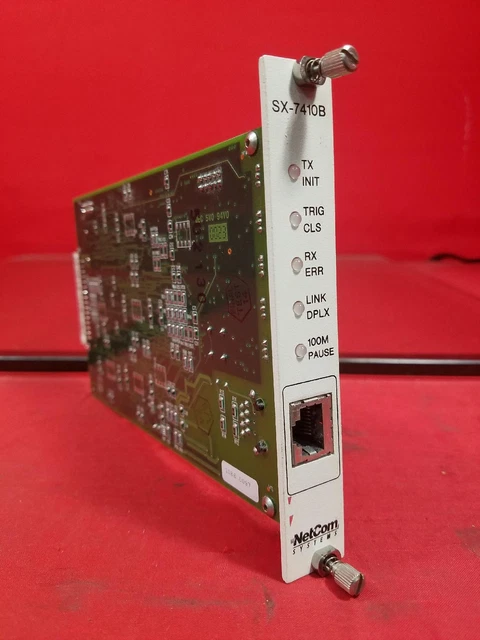 Spirent SX7410B 10/100Base-TX Ethernet SmartCard SN: T00340485