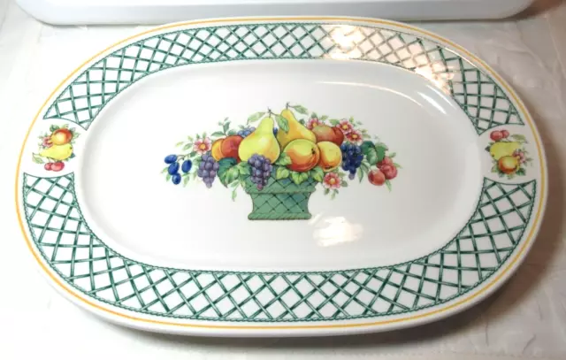 Villeroy & Boch BASKET *1 Serving Platter*  13"  Vitro Porcelain Germany EXC