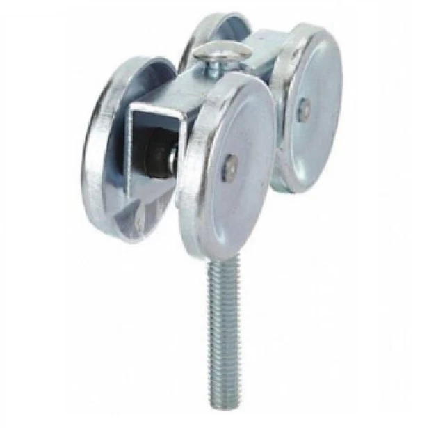 Sliding Barn Door Roller Hanger for Box Rail Track 7/16" Bolt-On  Ball Bearings 2
