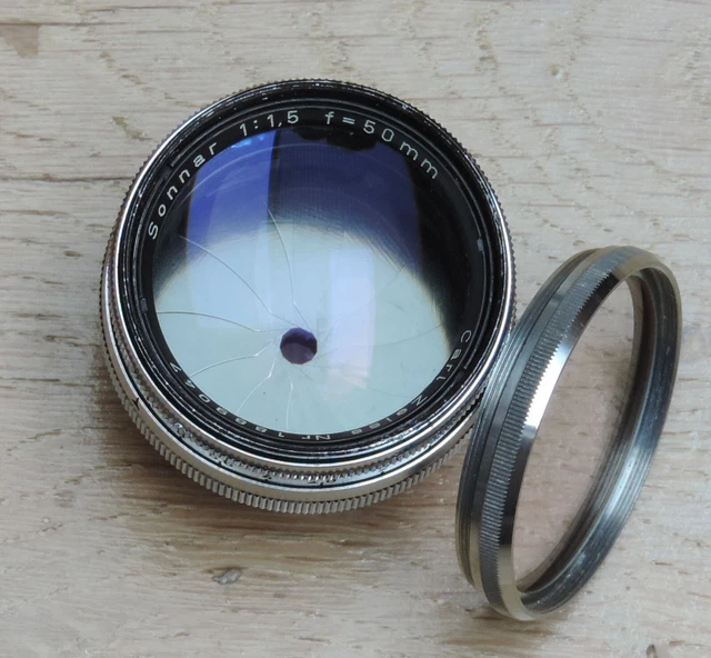 50 mm 1 : 1.5 Carl Zeiss Sonnar pour Contax RF