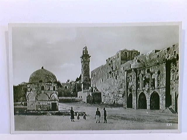 AK Jerusalem, Tempelplatz - Burg Antonio; Palästina; Israel; ungelaufen ca. 1925