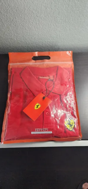 Ferrari polo shirt large