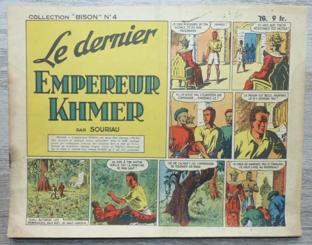 COLLECTION &amp;BISON&amp; N°4: Le Dernier Empereur Khmer, par Souriau - Dejoie ...