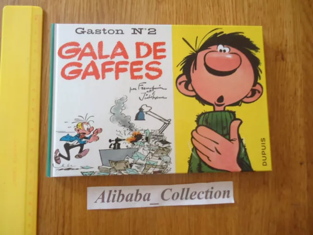 BD Gaston Tome 2 – Gala de Gaffes FORMAT ITALIENNE FAC SIMILé FRANQUIN 2013