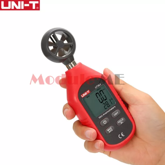 UNI-T UT363 Handheld Digital Anemometer Wind Speed Tester Air Flow Speed Meter 2