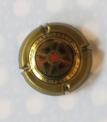 Lanson Capsule de champagne lanson tres rare 