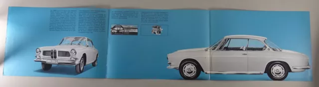 Brochure / brochure BMW 3200 CS Bertone V8 stand 08/1965 2