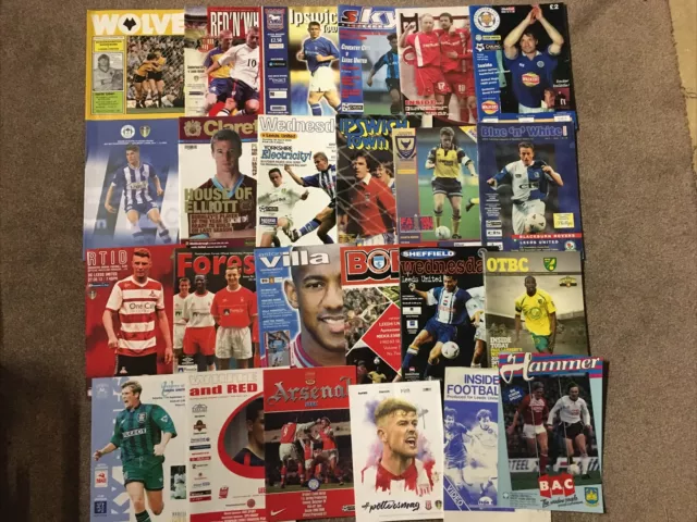 Job Lot Leeds United Away Programmes