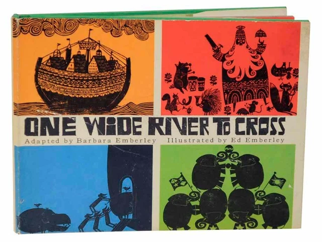 Barbara and Ed EMBERLEY / ONE WIDE RIVER TO CROSS 1967 #121575