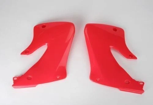 UFO Plastics UFO Radiator Shrouds Scoops CR250 97-9 FLO RED HO03601067 11-6178