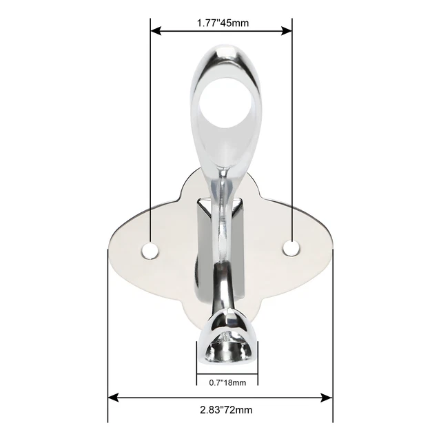 6/8/10 Rail Rack Wall Mounted Utensil Kitchen Stainless Steel Door Hanger Hook