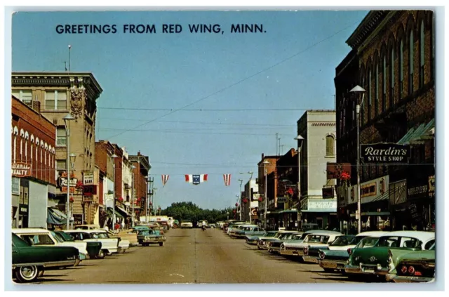 c1960 Red Wing Minnesota Mississippi River Hiawatha Valley MN Vintage Postcard