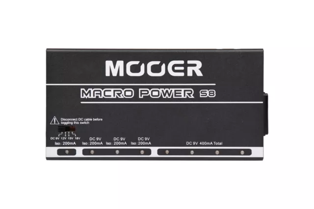 Mooer Macro Power S8 8 Ports Power Supply 3