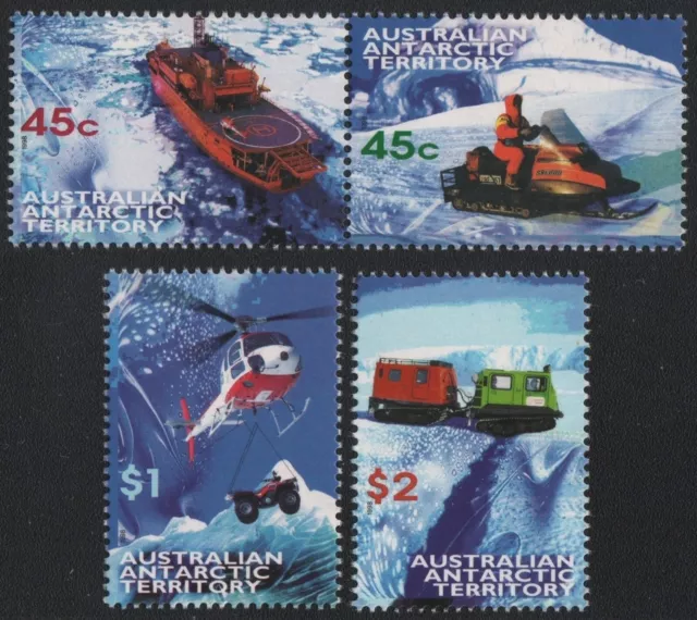 AAT / Austral. Antarktis 1998 - Mi-Nr. 115-118 ** - MNH - Transport (I)