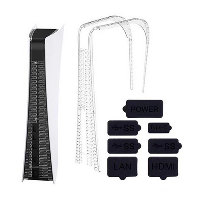 CLEAN DUST COVER for PS5 Console Dust Plugs USB HDMI Interface Anti