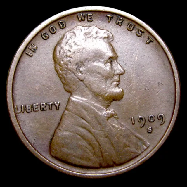 1909-S VDB Lincoln Cent Wheat Penny  ---- Key Date Coin ---- #YY260
