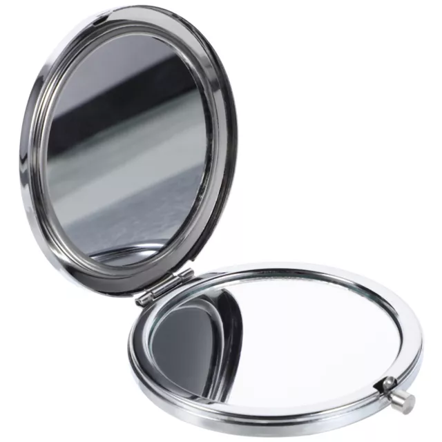 5 piezas espejo de metal viajes portátil regalos de viaje espejo de bolsillo