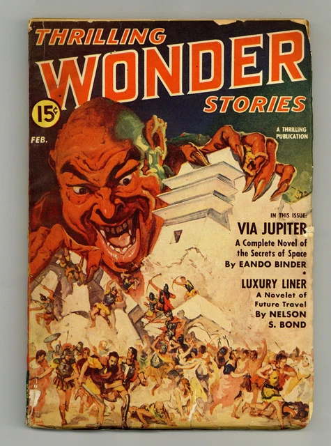 Thrilling Wonder Stories Pulp Feb 1942 Vol. 21 #3 GD/VG 3.0