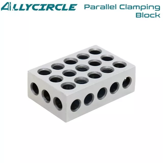 23-Hole Precision Measuring Tool 25-50-75mm Parallel Clamping Block 1-2-3 Inch