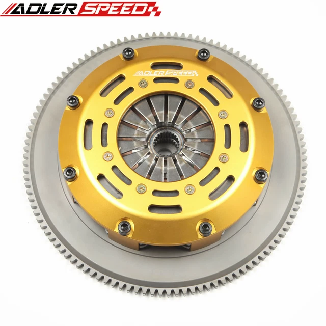 ADLERSPEED Clutch Twin Disc Kit & Flywheel For Honda Acura B18 B20 B16 B-series
