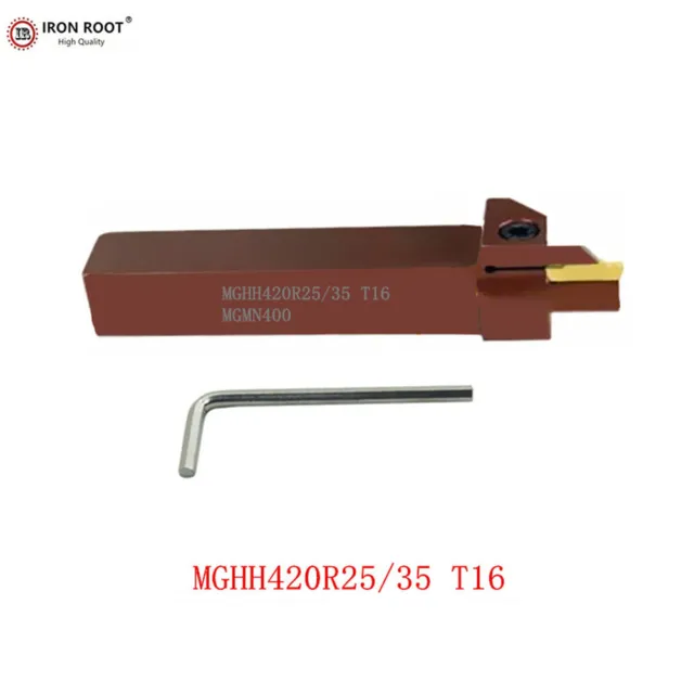 5P MGHH420R-25/35 T16 CNC Lathe Tool Spring Steel External Grooving ToolHolder