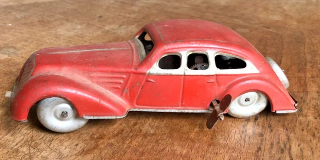 Ancien Jouet Mécanique YONE – Coccinelle En Tôle Lithographiée – Années 60