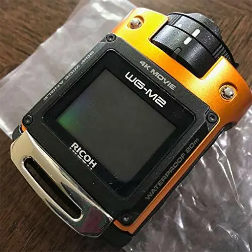 RICOH Waterproof Action Camera WG-M2 Orange F/S [from Japan]