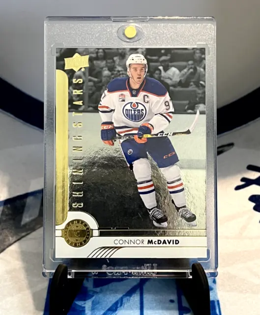 Connor McDavid SILVER FOIL Shining Stars 2017-18 Upper Deck Series One Oilers